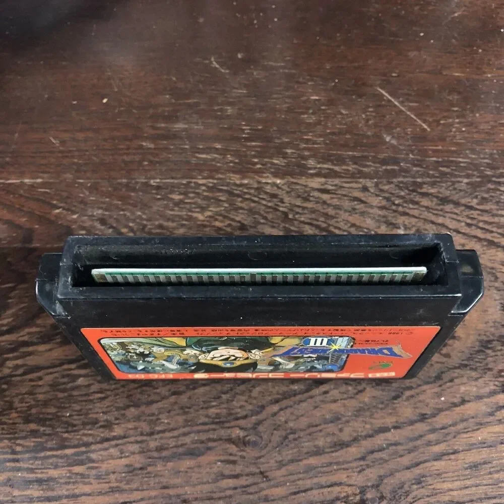 Dragon Quest III Famicom Nintendo FC 1988 Enix RPG EFC-D3 Japan Import Cartridge
